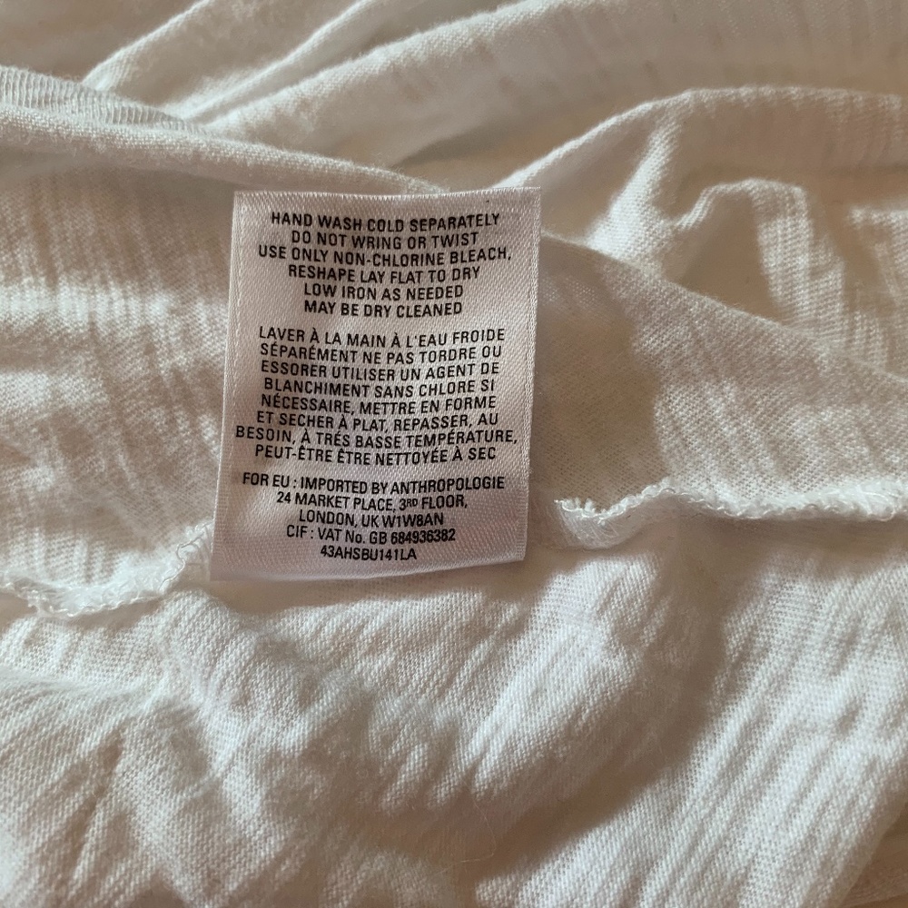 Anthropologie Meadow Rue White Petticoat Tank - Picture 12 of 15